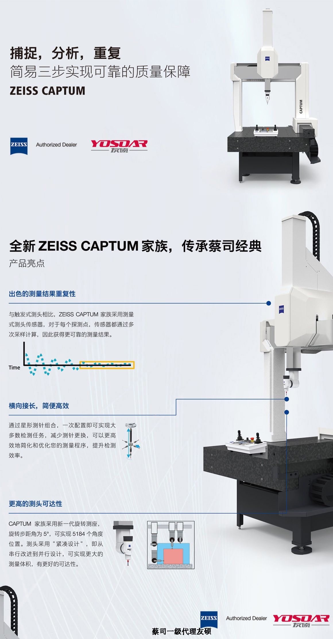 汕头蔡司三坐标CAPTUM